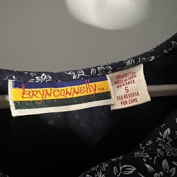 Vintage Bryn Connelly Ditsy Floral Collared Dress Small - Picture 7 of 7